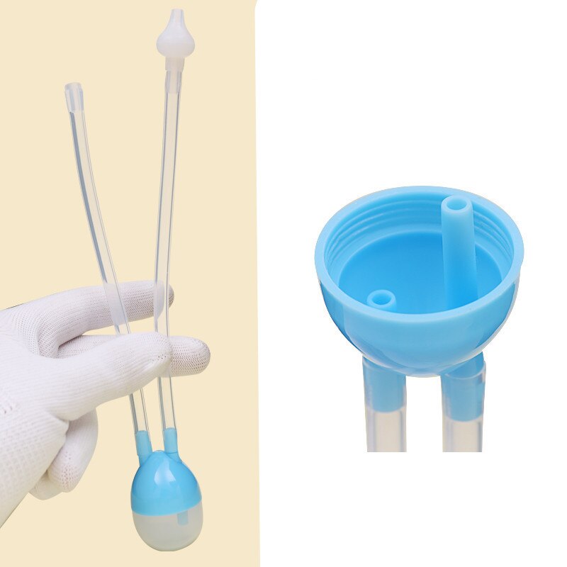 Baby Safety Nasal Aspirator Newborn Silicone Anti-backflow Conduit Snot Cleaner Infants Protections Accessories Baby